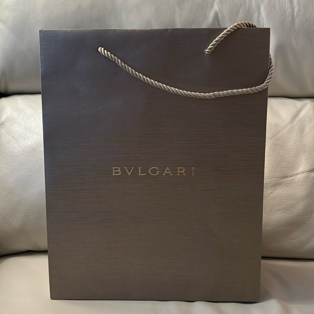 Bvlgari shopping bag